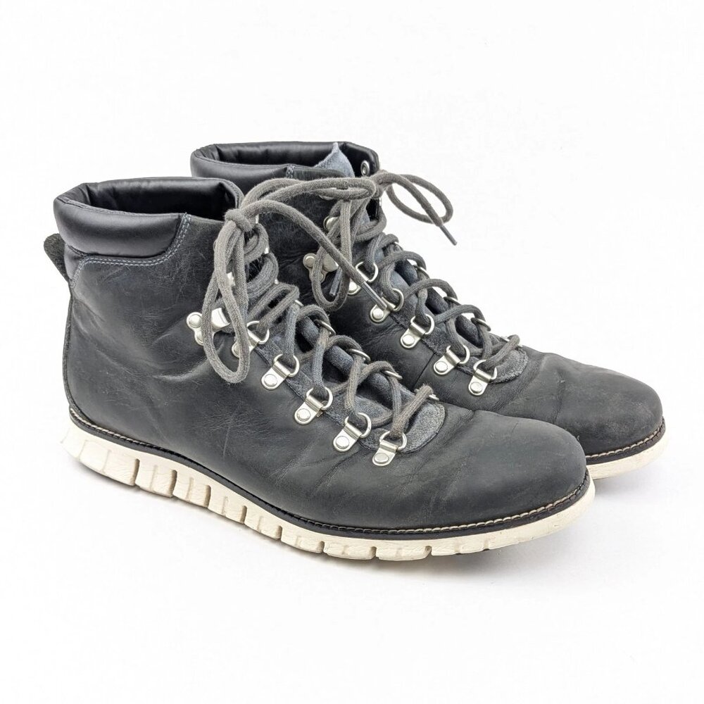 Cole Haan Mens Leather Boots Size 10 M Zerogrand C35598
